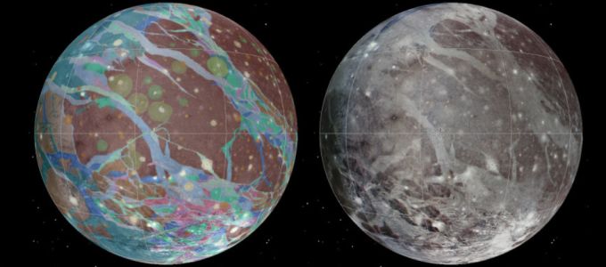 Elkészült a Ganümédész teljes geológiai térképe