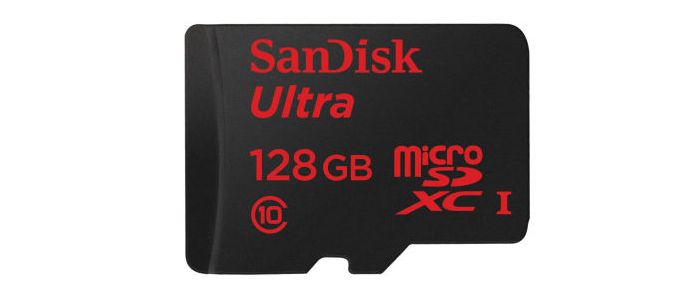 128 gigabájtos microSDXC memóriakártya a SanDisktõl