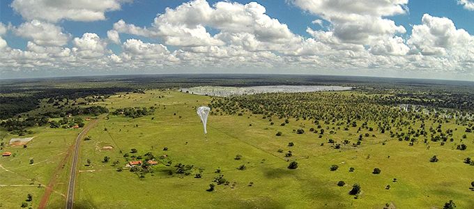 Légballonok segítségével lett internet Peruban