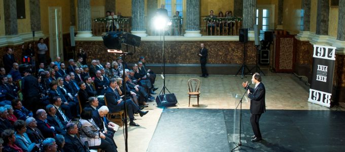 Térhatású fotókkal emlékezik a nagy háborúra a Nemzeti Múzeum