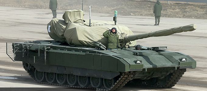 Elõször közöltek képet az új orosz Armata harckocsiról