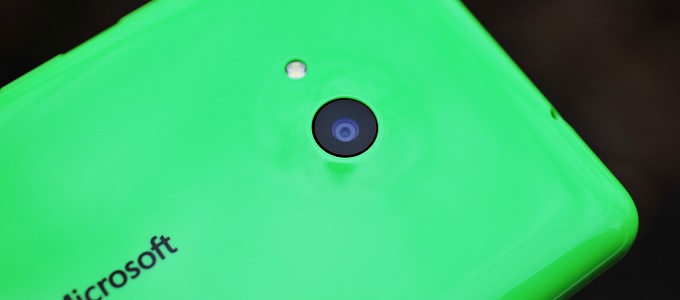 Lencsevégen a Lumia 650