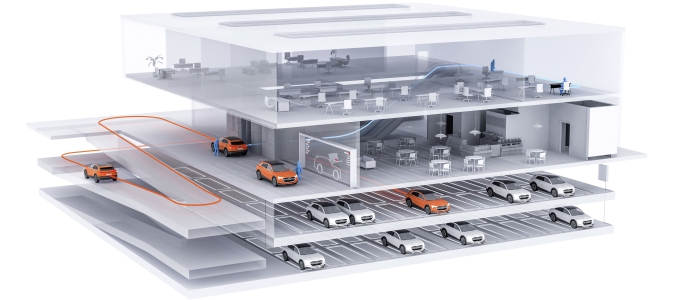Önállóan parkolóhelyre menõ Audik lesznek egy amerikai városban