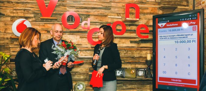 Mobil kártyaelfogadó-terminál a Vodafonetól