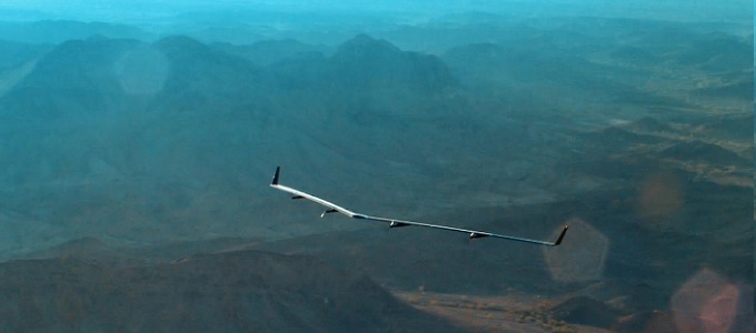 Elõször repült a Facebook internetes drónja