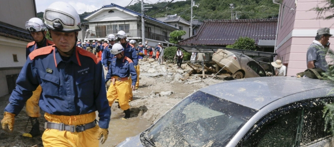 Veszélyes esõzéseket modelleznek Japánban