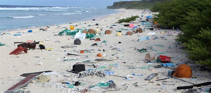 Szemétheggyé változott egy csendes-óceáni sziget