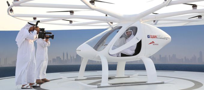Önvezetõ légitaxit teszteltek Dubajban