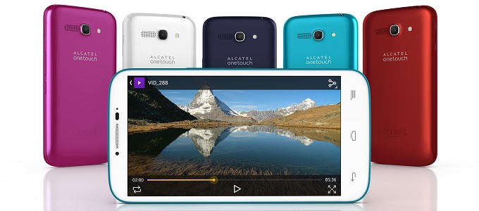 Képen látható az Alcatel 2018-as kínálata