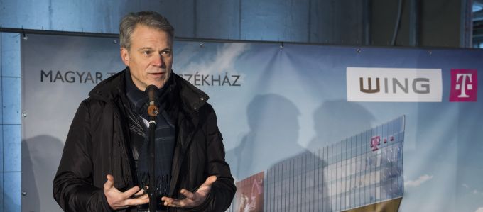 Jól halad a Magyar Telekom új székházának építése
