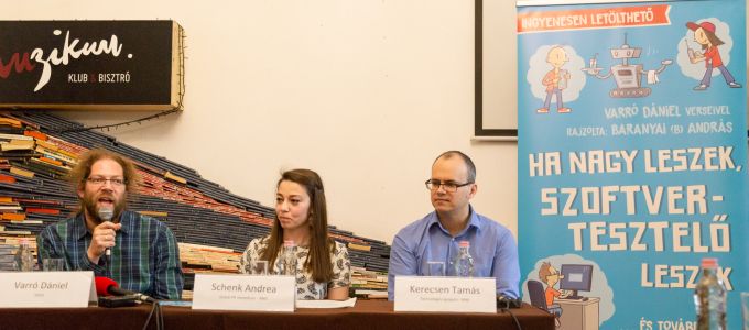 Gyerekverseket írt Varró Dániel a digitáis kor szakmáiról