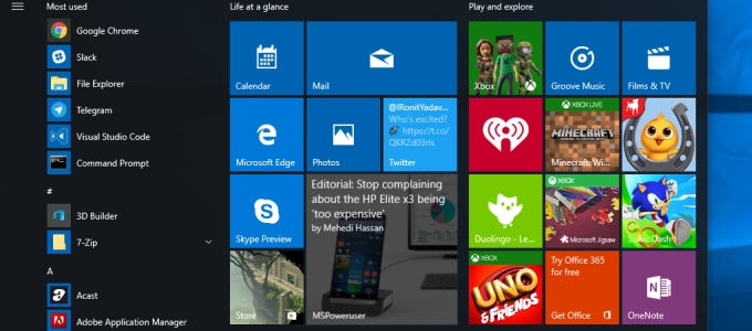Az elindított programokat is jelenti a Windows 10