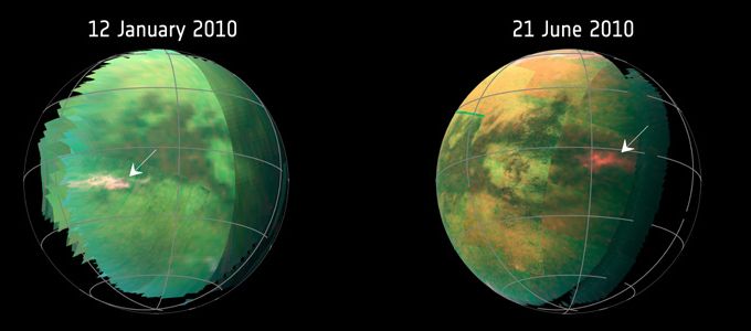 Elõször észleltek porvihart a Titánon, a Szaturnusz holdján