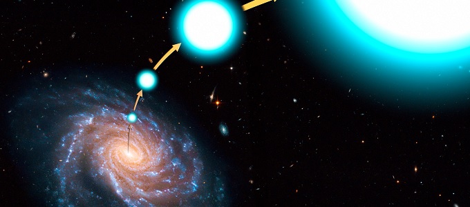 Galaxisunk felé száguldó csillagokat találtak