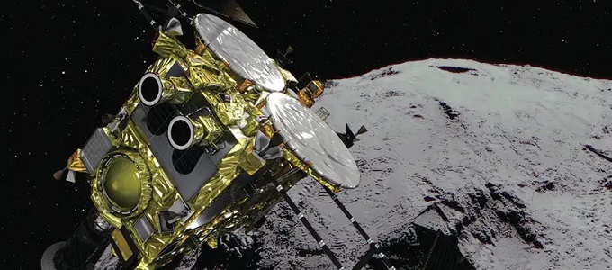 Aszteroidán szállt le egy japán szonda