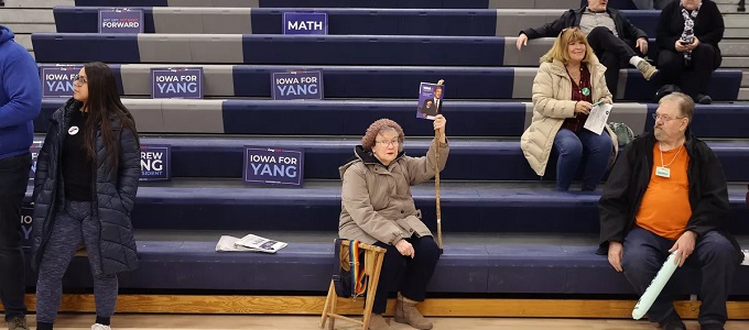 Mobilos káoszba fulladt az iowai elõválasztás