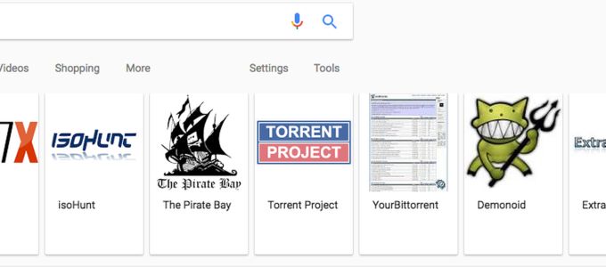 Elrejti a kalózoldalakat a Google