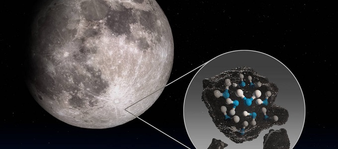 Vizet találtak a Holdon