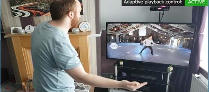 Interaktív videorendszer segít az edzésben