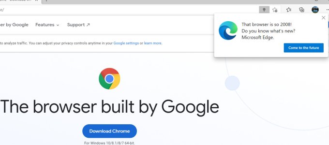 A Chrome ellen kampányol a Microsoft