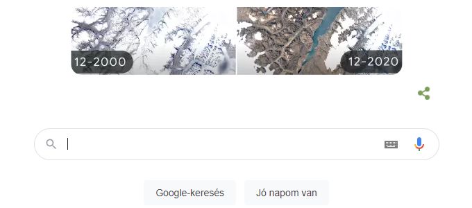 A Google a klímaválságra figyelmeztet a Föld napján