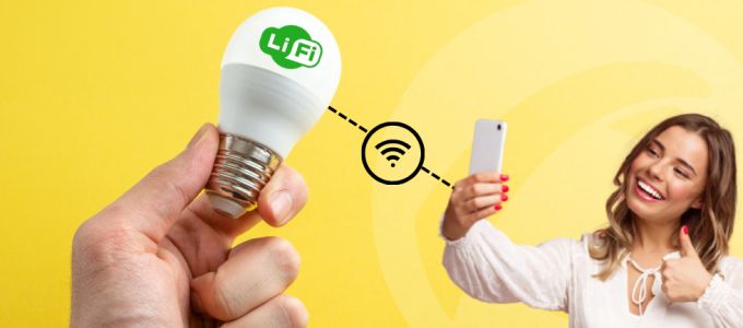 Gigabites hálózati kapcsolat infravörös fénnyel, ez a Li-Fi
