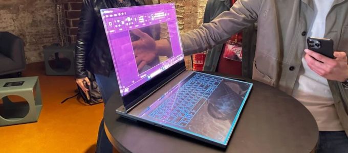 Teljesen átlátszó laptopot mutatott be a Lenovo, de hogy mire jó, az nem teljesen világos