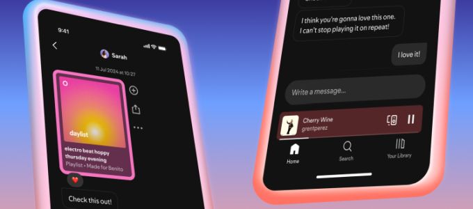 Üzenetküldési funkciót vezet be a Spotify